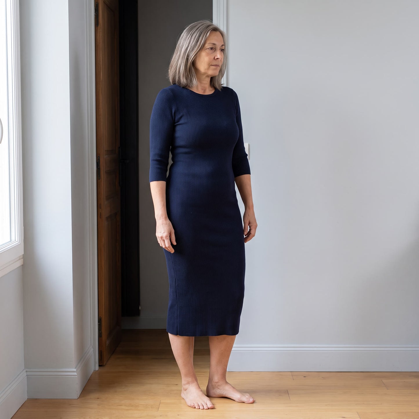 Culotte gainante taille haute — maintien croisé en X